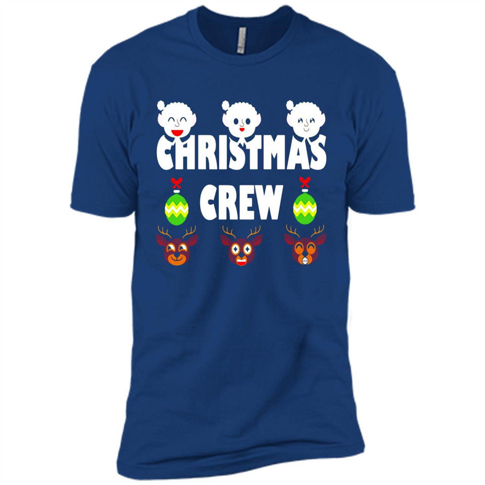 Christmas Crew Gifts Santa Elves Reindeer - Premium Short Sleeve T-Shirt