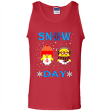 Snow Day Shirt For Houston Rockets Vs Minion Fans pingpong