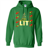 Funny Lets Get Lit Christmas Tree - Hoodie