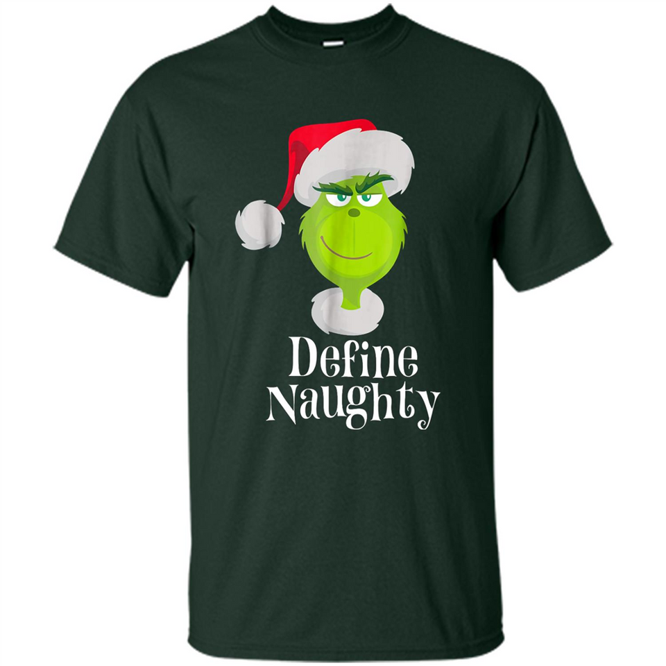 Santa Grinch Define Naughty Christmas Sweatshirt - Shirt