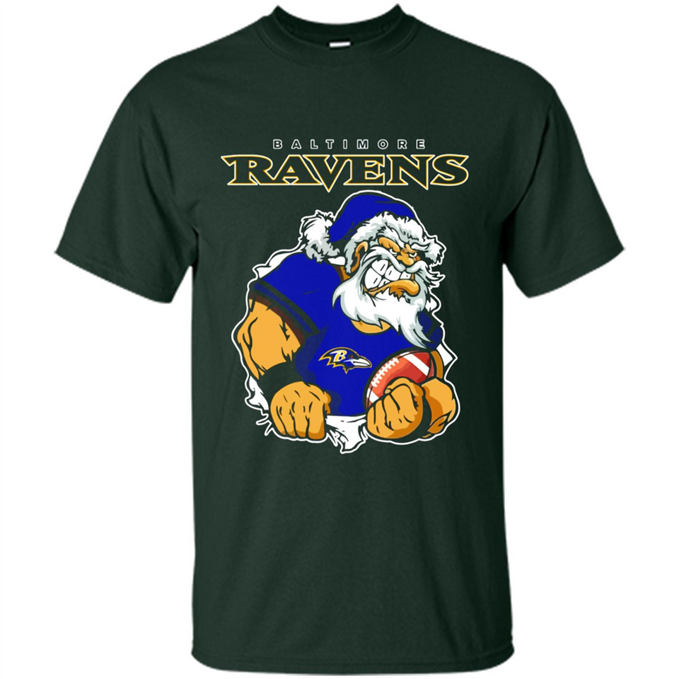 Grumpy Santa Claus Baltimore Ravens Football Team PINGPONG