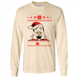 Home Malone Christmas Sweater PINGPONG - Long Sleeve T-Shirt
