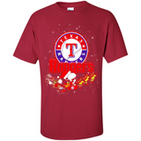 Snoopy Christmas Texas Rangers - Shirt