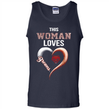 This Woman love Browns NFL football team - Tank Top