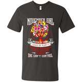 November Girl Flower - Men's V-Neck