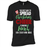 Spread Christmas Cheer Lunch Family Xmas Gift Ls - Premium Short Sleeve T-Shirt