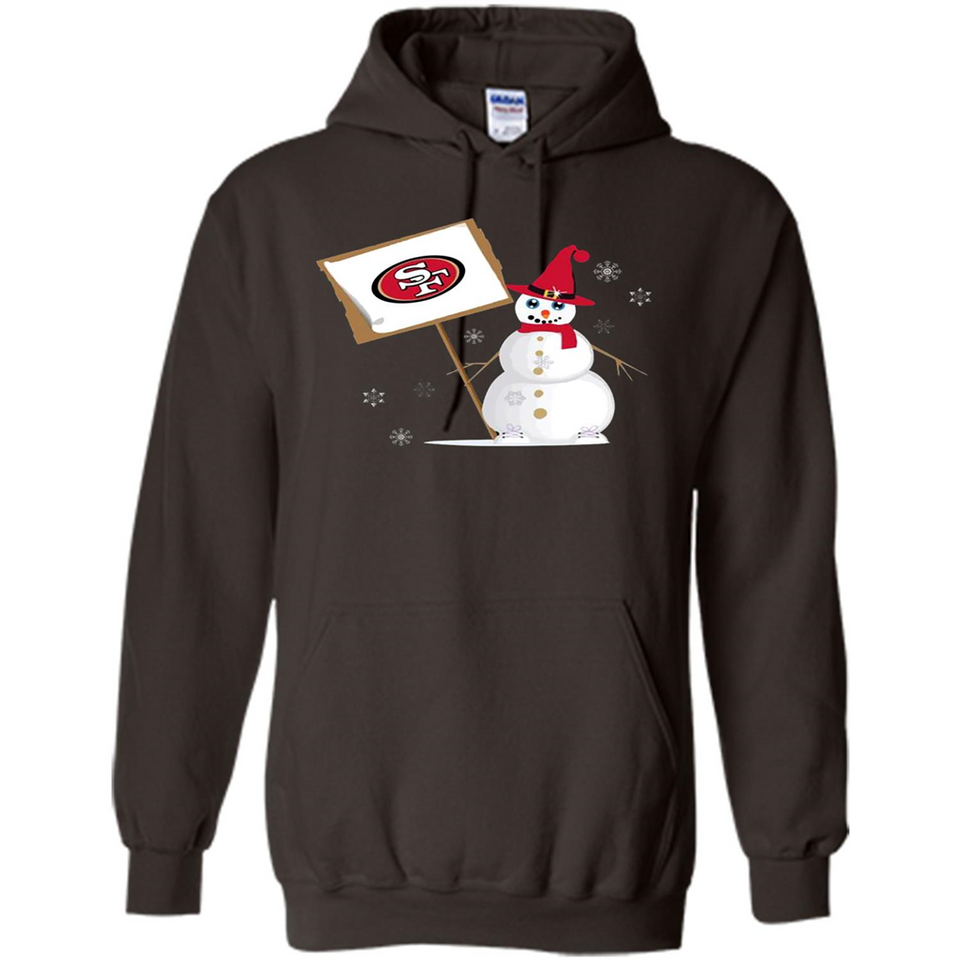 San Francisco 49ers Snowman Funny