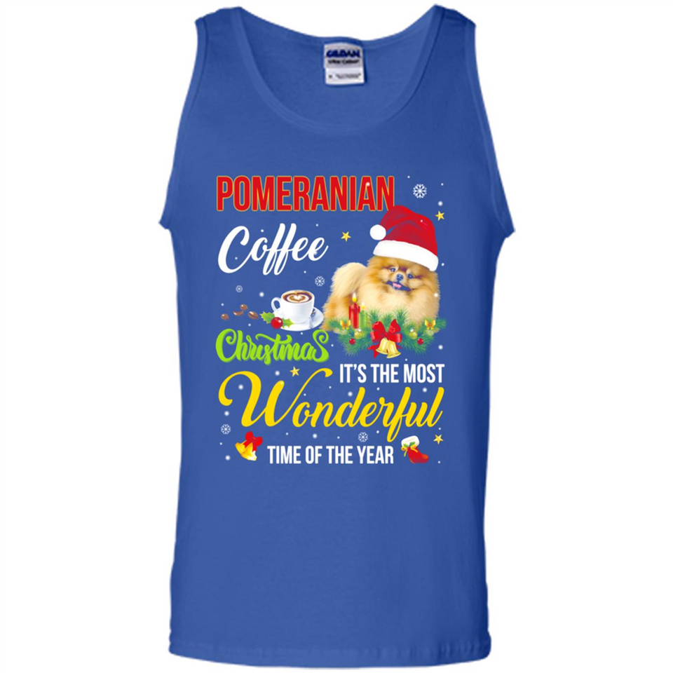 Pomeranian Coffee Wonderful Christmas