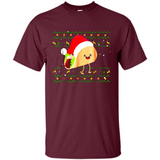 TACO Santa Hat Ugly Christmas shirt Ladies' Boyfriend