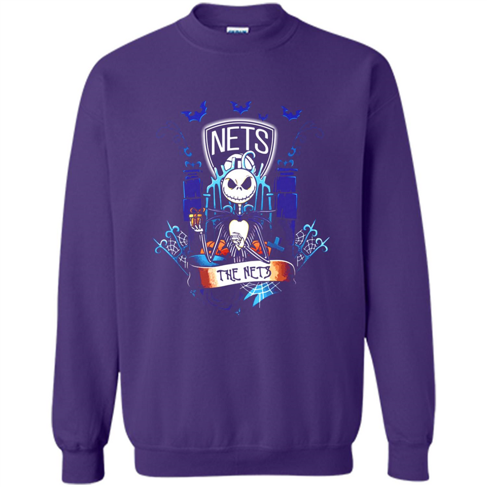 Brooklyn Nets Halloween The Nightmare Before Christmas - Sweatshirt