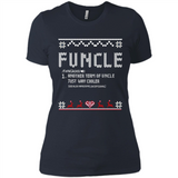 Mens Christmas Funcle Definition - Ladies' Boyfriend T-Shirt