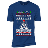 Namastay at home and wait for Santa Christmas sweatshirt PINGPONG