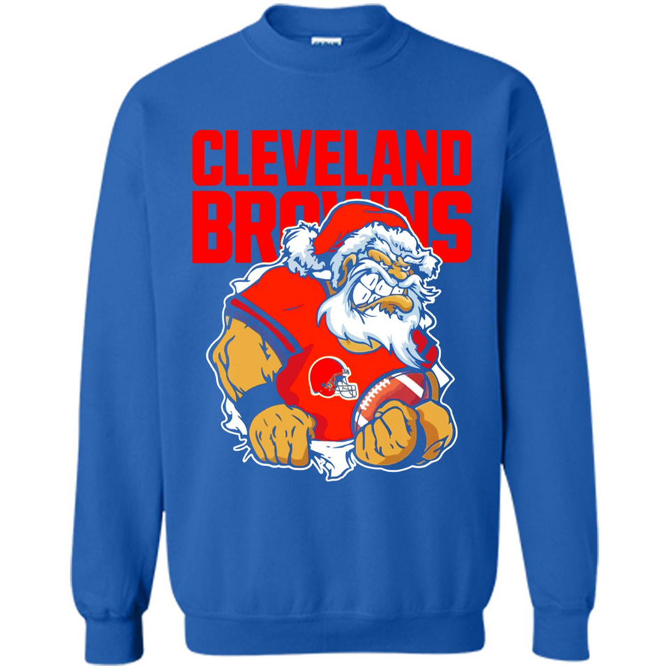 Grumpy Santa Claus Cleveland Browns Football Team PINGPONG