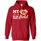 Auburn Tigers Football My Heart is on that Field - Hoodie