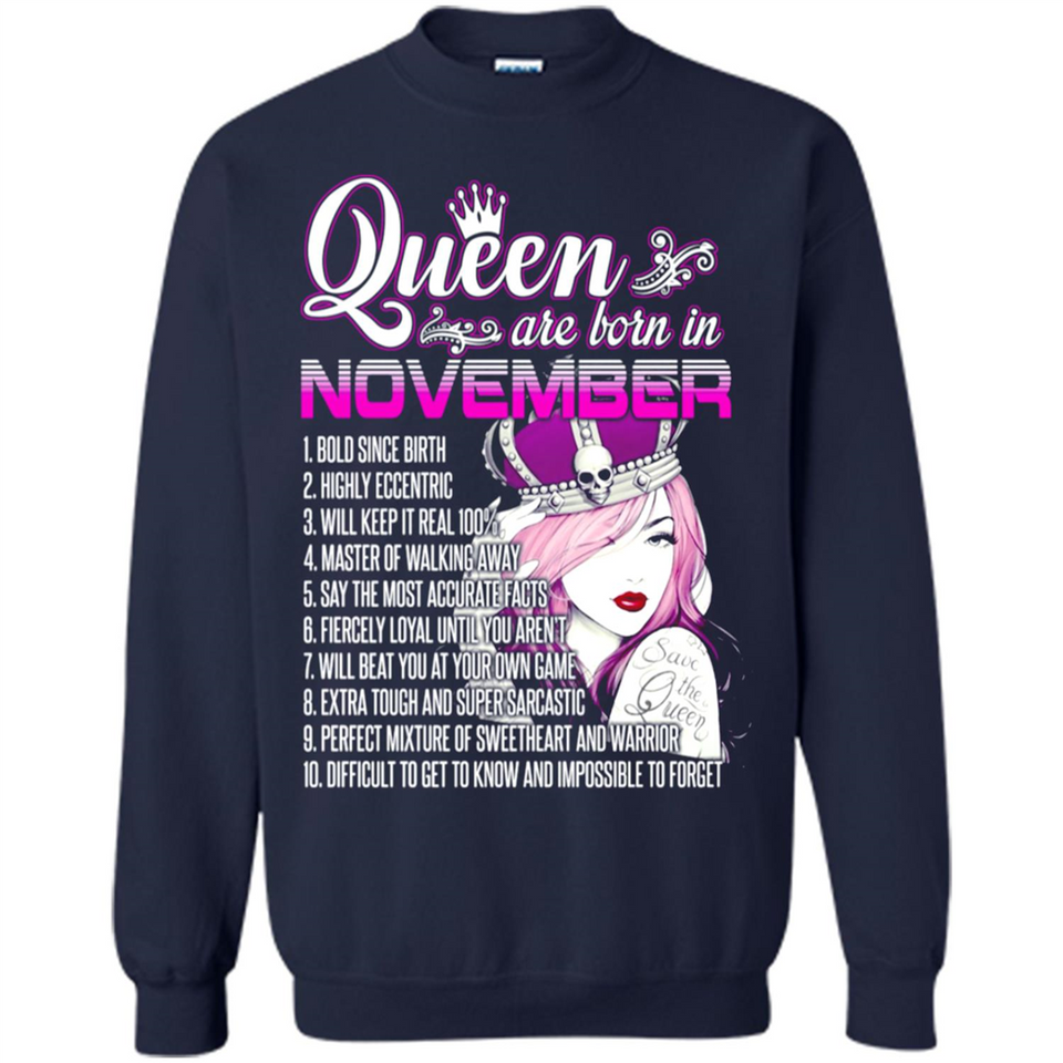 Queens Are Born In November Vintage Birthday