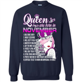 Queens Are Born In November Vintage Birthday