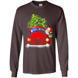 Vintage Santa red Truck Christmas Tree PINGPONG