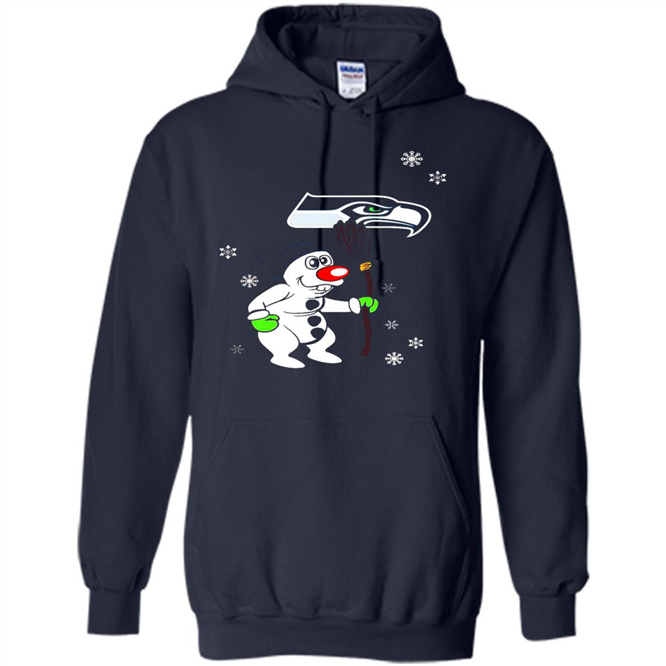 Seattle Seahawks Snowman