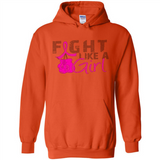 Fight Like A Girl Breast Cancer Awareness - Hoodie