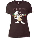 SNOOPY GUCCI DABBING - Ladies' Boyfriend T-Shirt