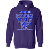 Reasons to be a Memphis Tigers Fan Complete List on Back - Hoodie
