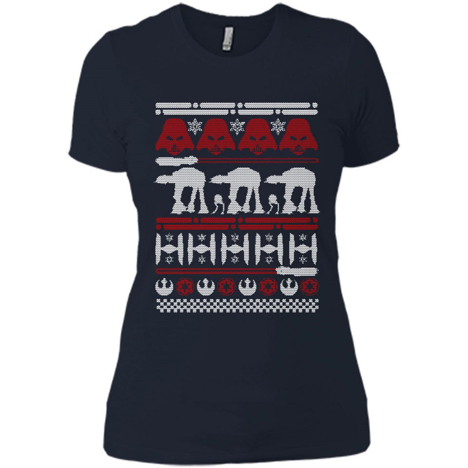 Star Wars - Christmas on Hoth - Ladies' Boyfriend T-Shirt