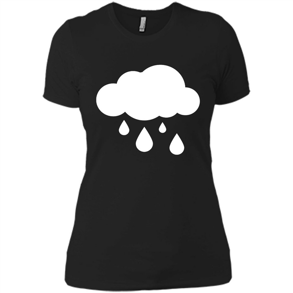 Rain Graphic Funny Black mugs PINGPONG - Ladies' Boyfriend T-Shirt