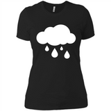 Rain Graphic Funny Black mugs PINGPONG - Ladies' Boyfriend T-Shirt