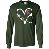 Stethoscope Heart Love Atlanta Falcons For Football Lovers