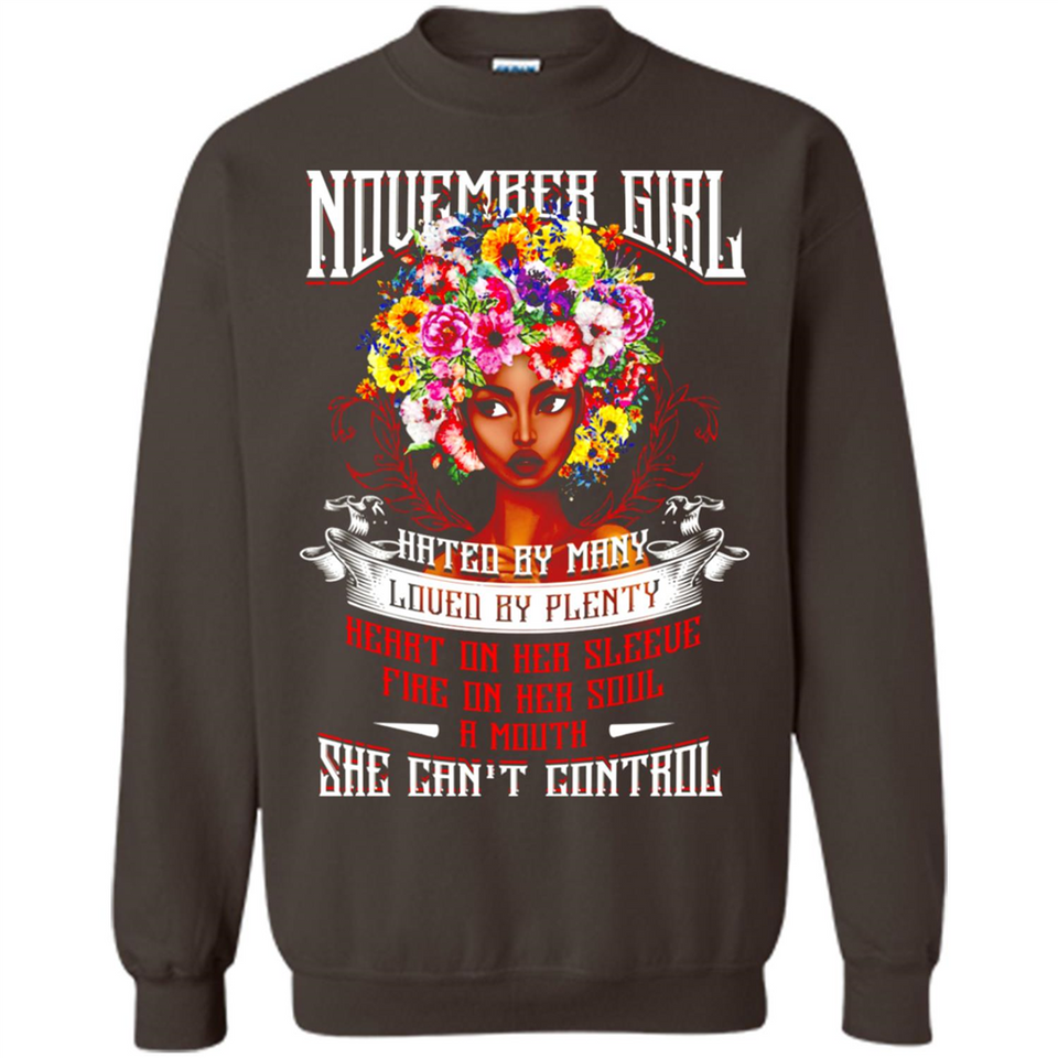 November Girl Flower - Sweatshirt