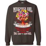 November Girl Flower - Sweatshirt