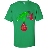 GRINCH HAND HOLDING BALTIMORE ORIOLES GLITTER CHRISTMAS PINGPONG