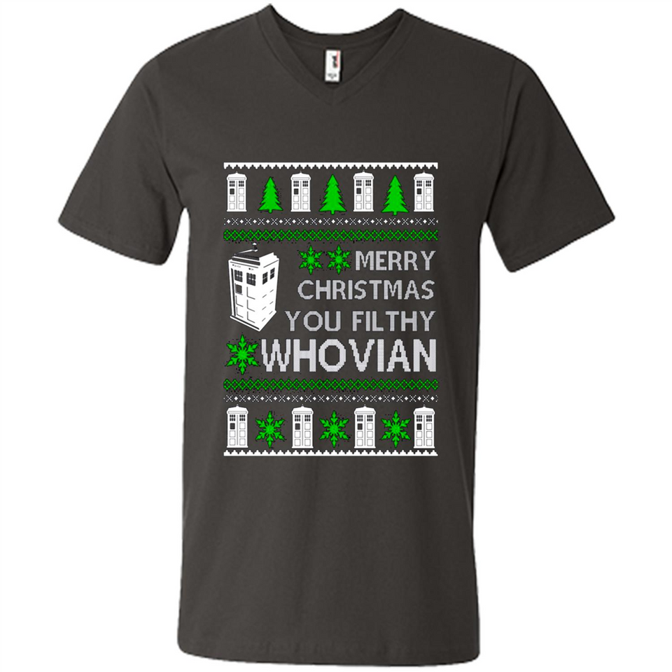 Merry Christmas You Filthy Whovian ugly sweater PINGPONG