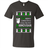Merry Christmas You Filthy Whovian ugly sweater PINGPONG