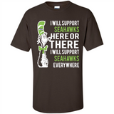 Shirt For Dr Seuss Cat And Seattle Seahawks Fans - Shirt