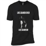 Chicago White Sox GrandFather Like GrandSon - Premium Short Sleeve T-Shirt