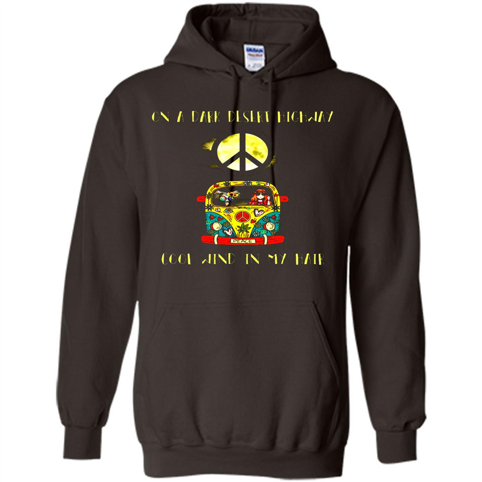 Peace-On A Dark Desert Highway Cool Wind In My Hair Shirt PINGPONG - Hoodie