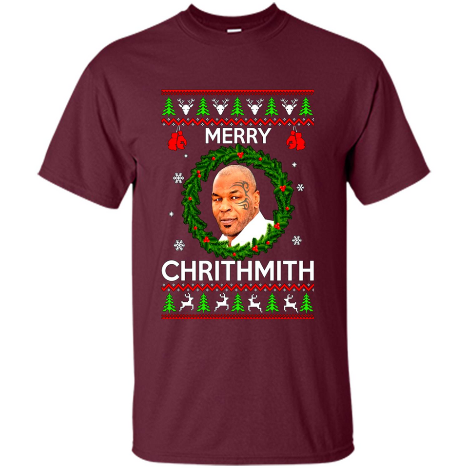 Mike Tyson Merry Chritmith Christmas Sweatshirt PINGPONG