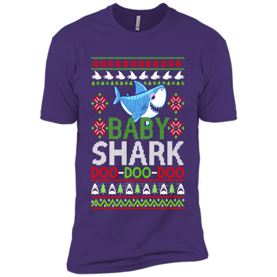 Baby shark Doo Doo Doo Christmas - Premium Short Sleeve T-Shirt