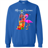 Flamingo Christmas Shirt, Merry Christmas Shirt , Flamingo - Sweatshirt