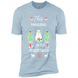 This Paralegal Loves Christmas Tree Shirt with Snowman