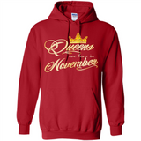 Queens Are Born In November Golden T-Shirt