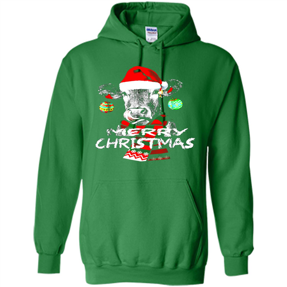 Fabulous Mooey christmas Heifers Cow Christmas lights - Hoodie