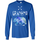 Grandma Bear Shirt Tribal Family Vacation & Camping Tee - Long Sleeve T-Shirt