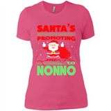 Santa's Promoting Me To Nonno - Ladies' Boyfriend T-Shirt