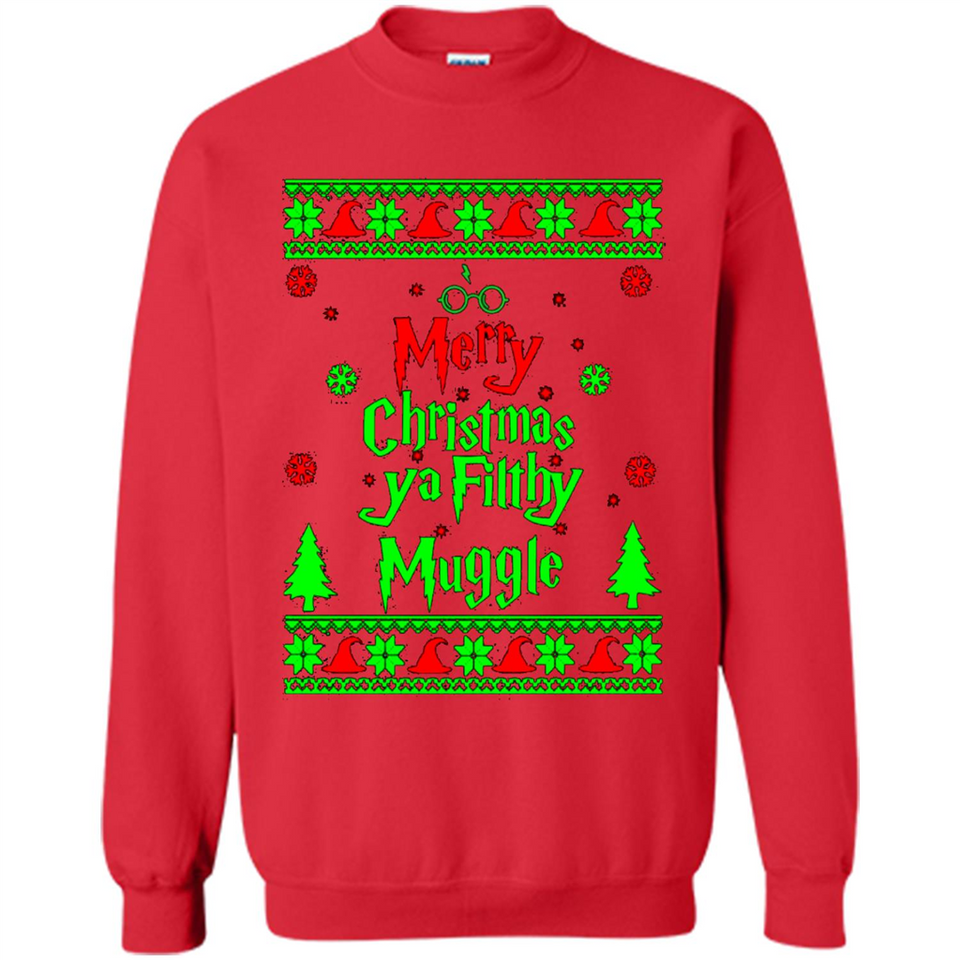 Merry Christmas ya filthy animal ugly sweater PINGPONG
