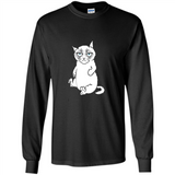annoyed kitty touchy kitty grouchy ball of fur noody kitty PING PONG