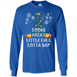 Looks Great Little Full Lotta Sap Funny Christmas Tree Mug PINGPONG - Long Sleeve T-Shirt