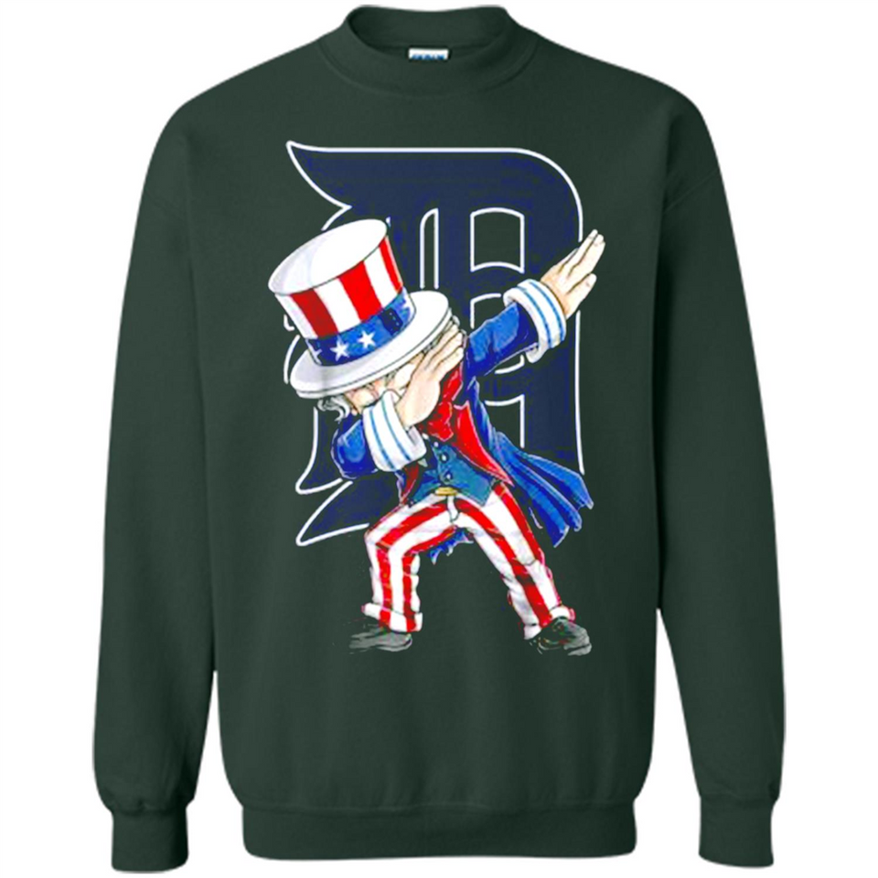 MLB DETROIT TIGERS UNCLE SAM DABBING INDEPENDENCE DAY