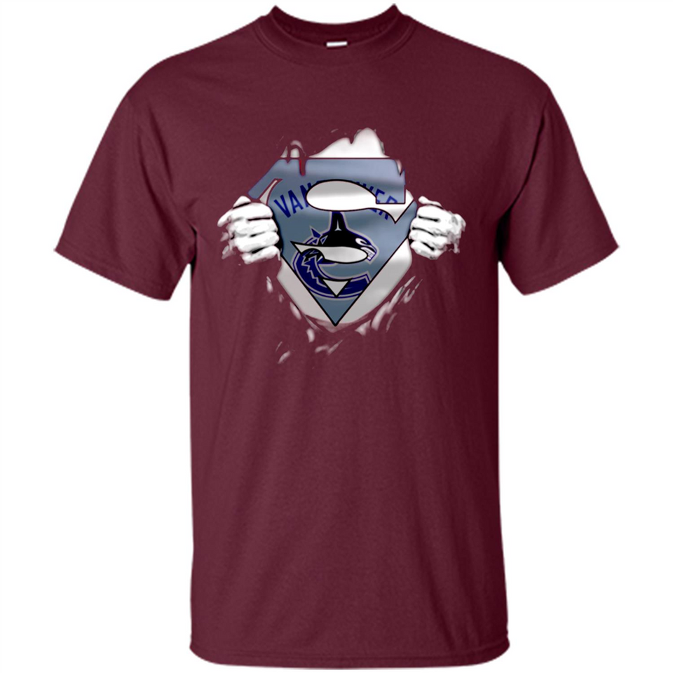 Vancouver Canucks And Superman Fans - Shirt